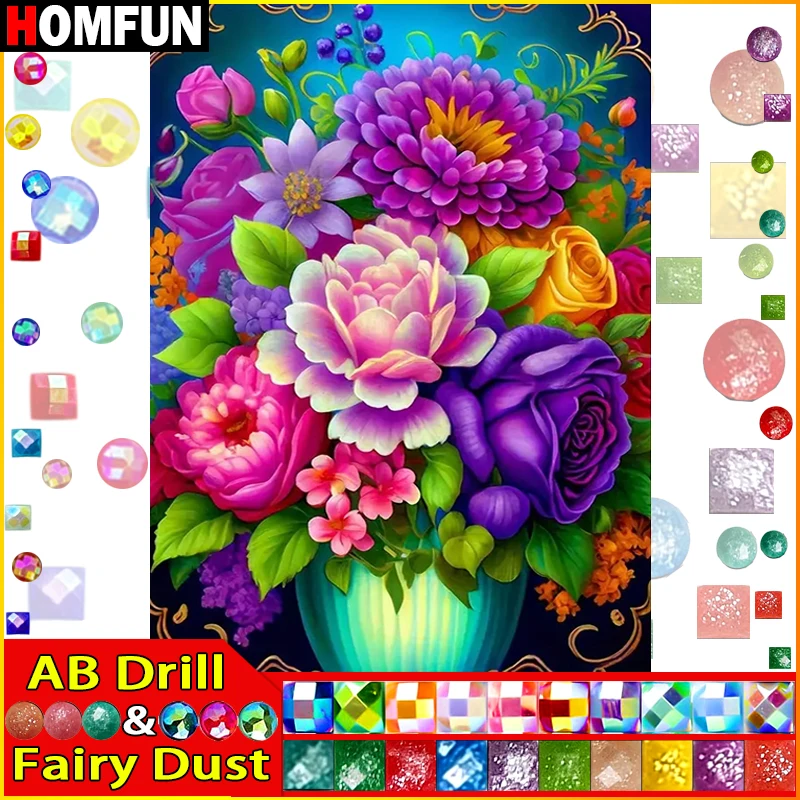 HOMFUN Fairy Dust AB Diamond Painting 