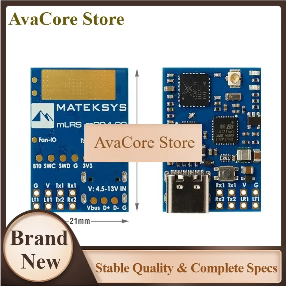 AvaCoreMATEK MATEKSYS MR24-30-TX TX Module Kit MLRS MAVLink 2.4GHz LoRa SX1281 30dBm For RC FPV Long Range Drones