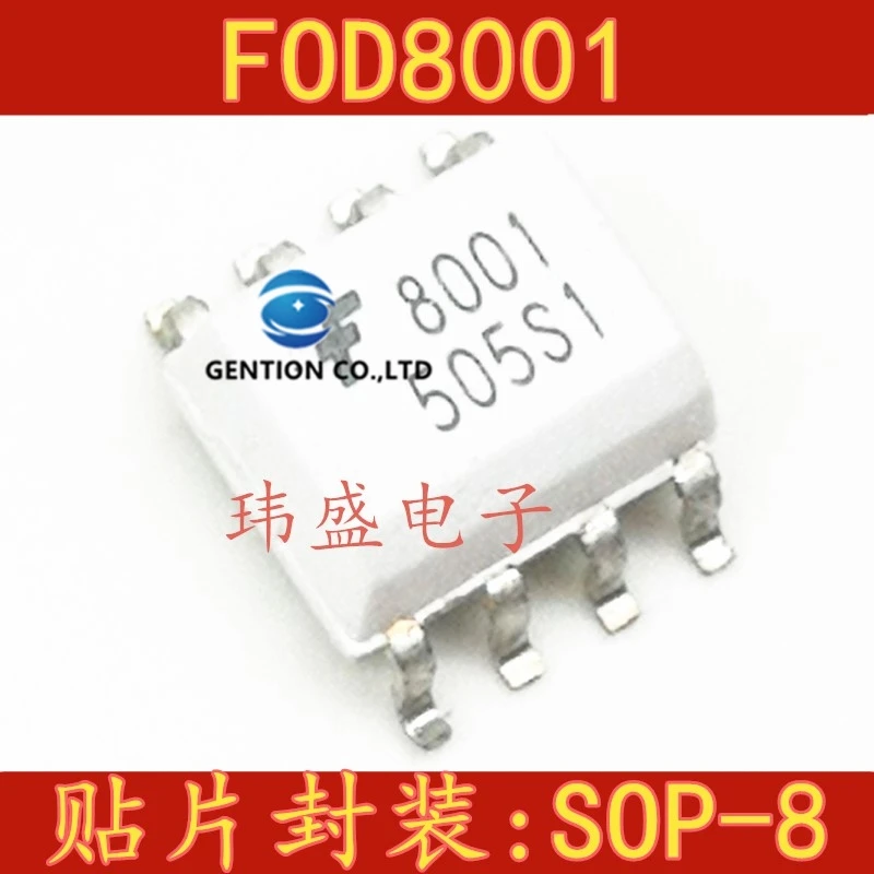 

10 шт. световая муфта FOD8001 SOP8 F8001 HCPL-8001 фотоэлектрическая муфта в наличии 100% новая и оригинальная
