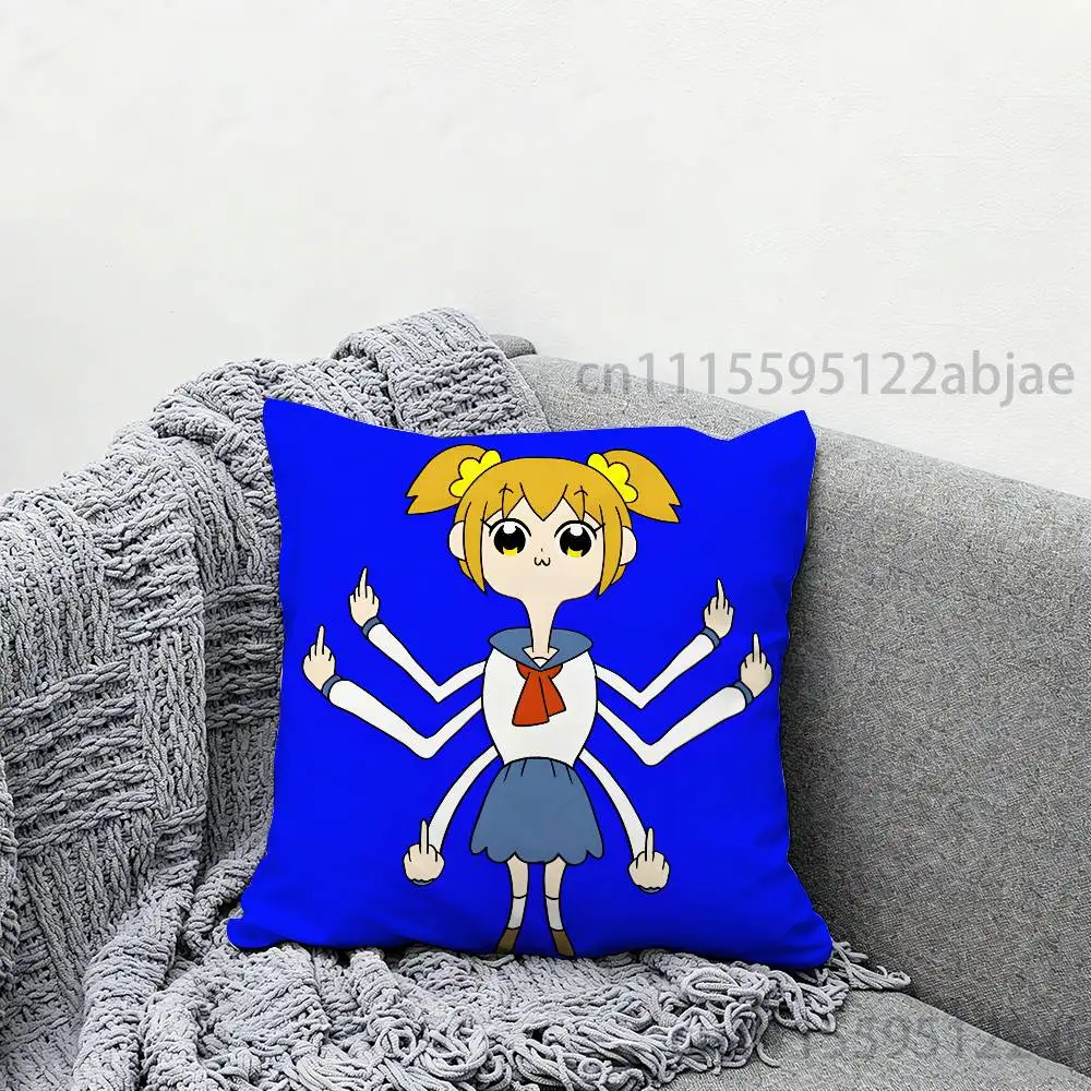 P-POP TEAM EPIC-C Throw Pillow Case 40x40cm Decoration DIY Square Chair Pillowcase Pad Cover