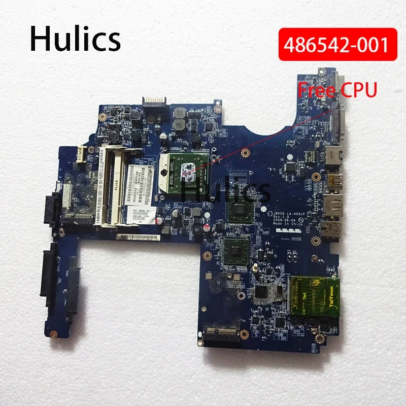 

Hulics Б/у ЛА-4091П 486542 -001 для материнской платы Hp Dv7-1100 Dv7z-1000 Dv7z-1100 506124 -001 Основная плата