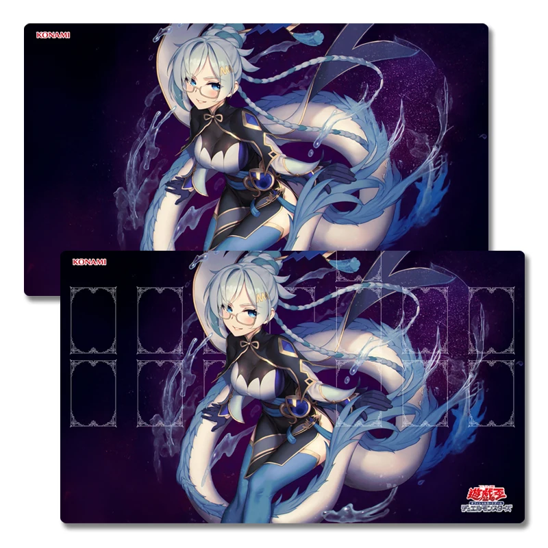 

Игровой коврик Yugioh Dragon Tale Fymena Yu-Gi-Oh! TCG OCG Коллекционные карточные игры Коврик Duel Plate Резиновый коврик для карт Коврик для мыши