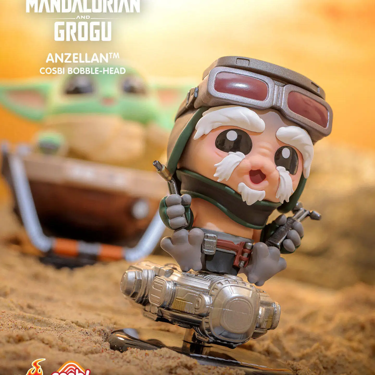 Hot Toys Star Wars The Mandalorian Cosbaby Blind Box Collectible Figure Mystery Gift, Q Version Baby Yoda Grogu Bobblehead Mini - view 5