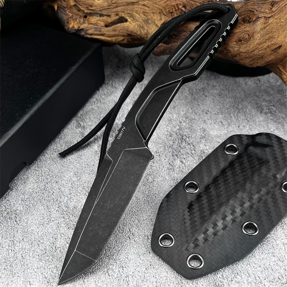 

Нож с несколькими прямыми ручками Full Tang 8Cr13Mov с фиксированным лезвием и ножнами, портативный EDC, уличный инструмент для охоты в джунглях, пешего туризма