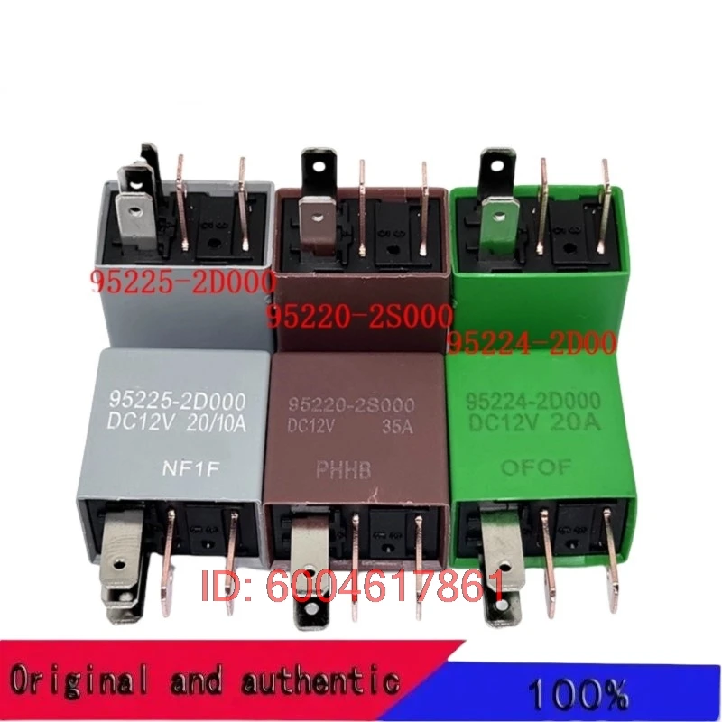 5-10 Produtos pontuais 95224-2D000 95224 2D000 952242 D000 12V 20A relé universal automotivo de 4 pinos 95225-2D000 95220-2S000
