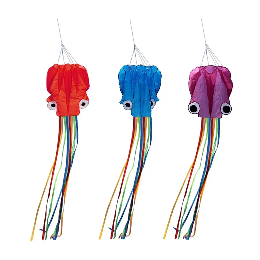 

3PCS Octopus Kite Kids Boys Girls Outdoor Beach Activity Game Toy Gift