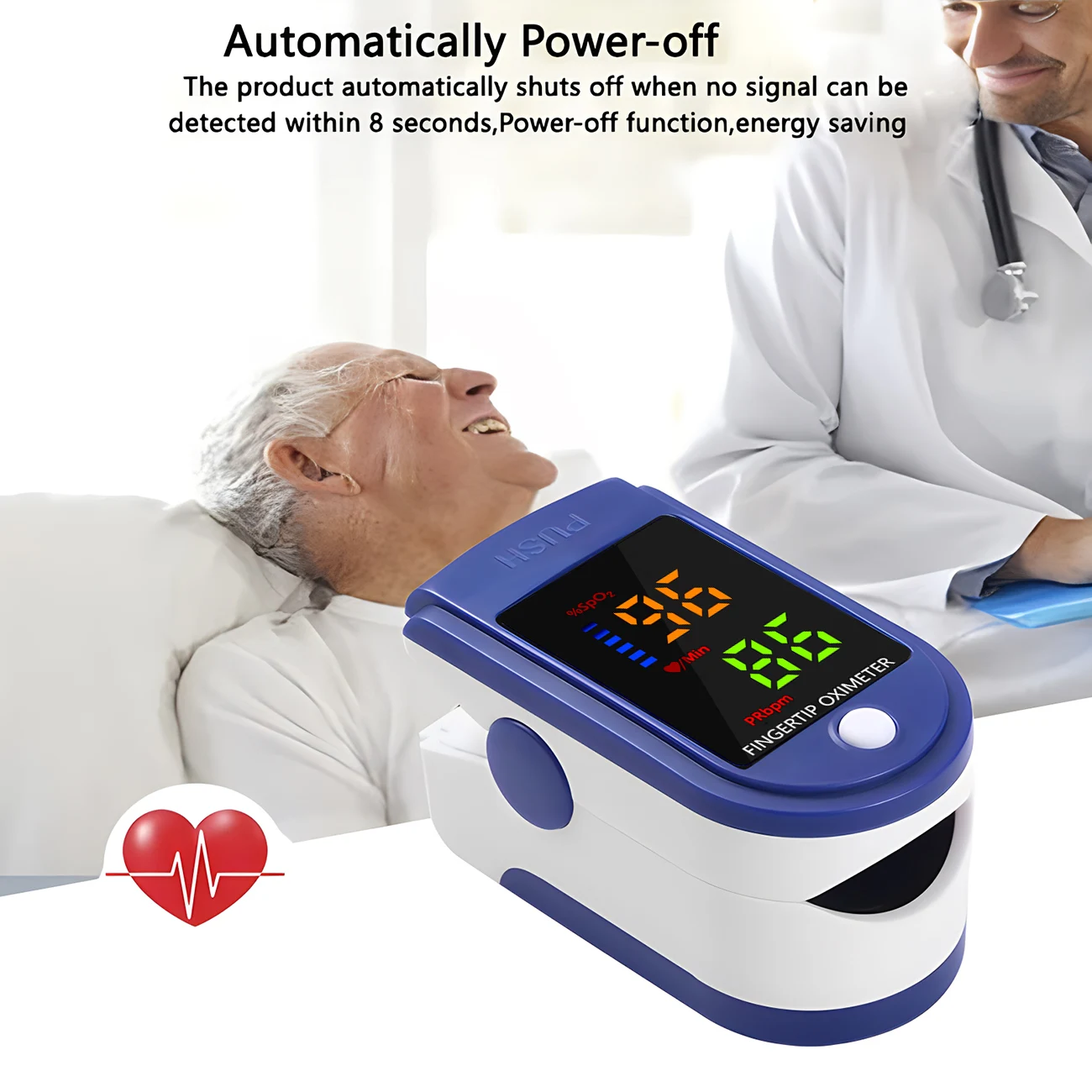 New Household Infrared Forehead Temperature Gun Electronic Thermometer Accurate Or Finger Clip Type Pulse Oximetry Oximeter view 5