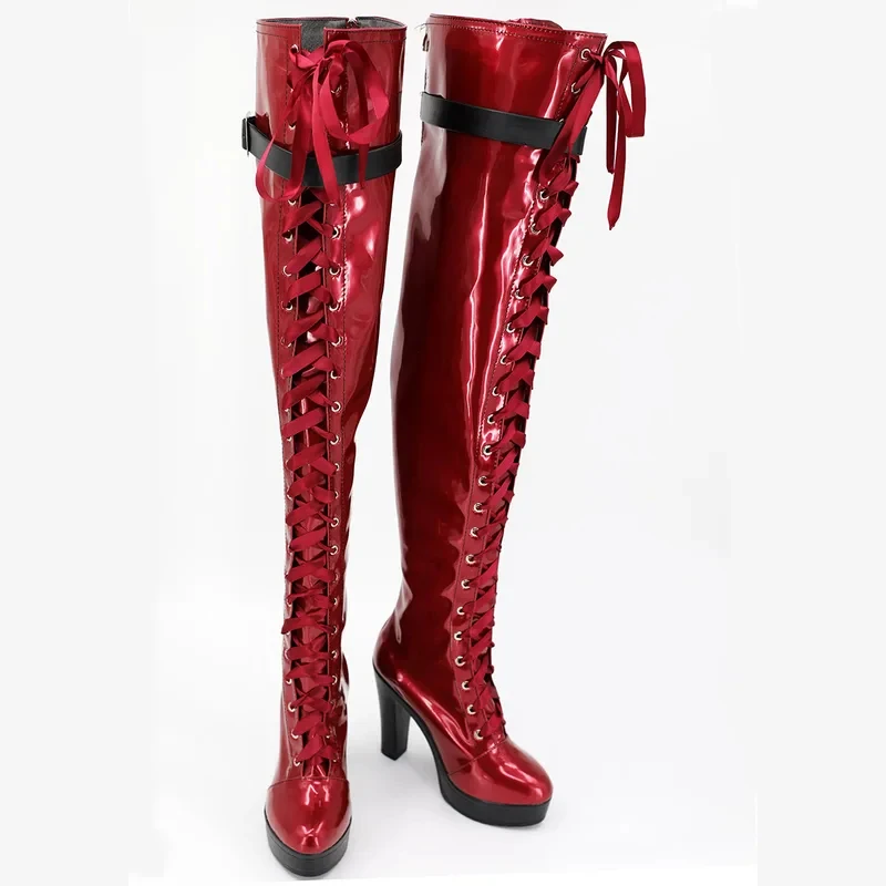 

PA5 Shikano Ichigo Cosplay Shoes Knee High Boots Custom Made Any Size FD1;6