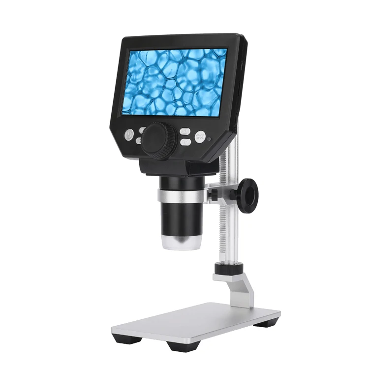 

1000x 3.6mp Digital Microscope Electronic Video Microscope 4.3inch Hd Lcd Phone Repair Magnifier