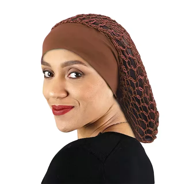 

Handmade Wig Caps for Wig Weaving Cap Stretchy Women Wide Band Mesh Snood Hair Net Soft Rayon Snood Crochet Hair Net Accessories