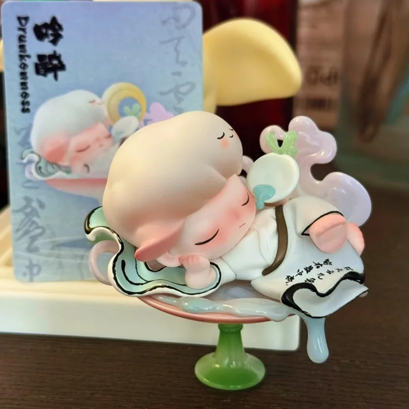 

Genuine Pop Blind Box Dimoo Stories In The Cup Series Toys Mystery Box Action Figure Surprise Model Birthday Gift