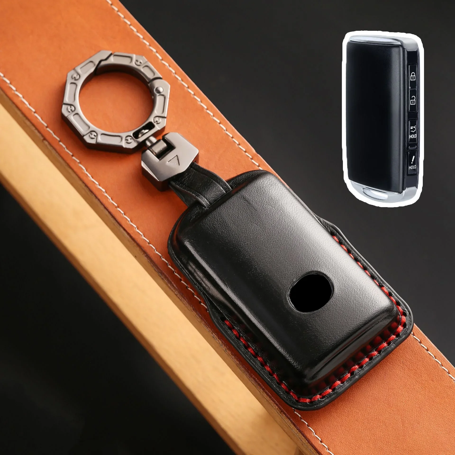 Funda de cuero para llave de coche, accesorio para Mazda 3, 6, Alexa, CX5, CX8, CX4, CX30, MX30, Cx9, X5, MX5, Ss30, 2019, 2020, 2022, 2023