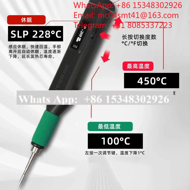 Built-in Ba-tter-y Wireless Soldering Iron Station Swift 55G C210Soldering Pen Fast Heating Constant Temperature Soldering Equip