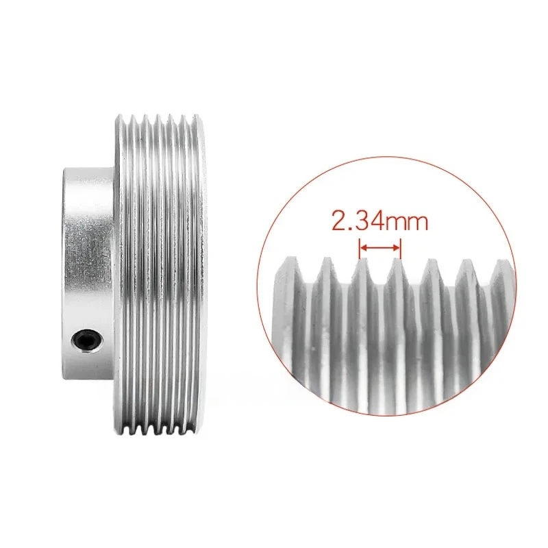 1pcs Dia 50-63mm 6PJ Multi Wedge Wheel PJ Belt Pulley 6 Slots Motor Shaft 6 Peak Groove Synchronous Timing Pulley Bore 8-32mm