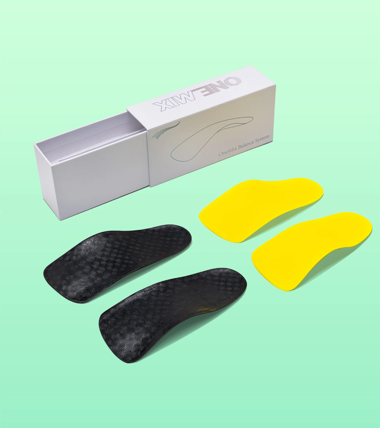 ONEMIX Ergonomic Scientific Design Effective Flatfoot Correction Pad Orthotic Insoles Arch Support Orthopedic Shoe Sole Insoles