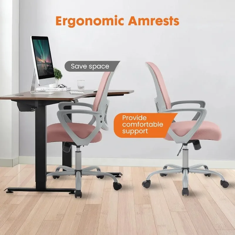 Ergonomic Mid-Back Mesh Swivel Rolling Hot SaleInnovative design.Office Computer Desk Managerial Executive Chair,