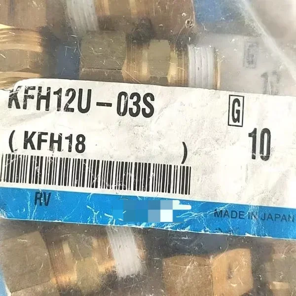 2026 15PCS KFH12U-03S Brass Embedded Fitting Flush Through Connector New Brand New Original Spot