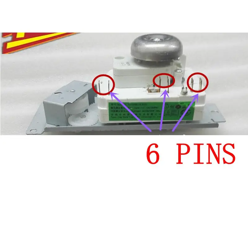 1pcs 새로운 Midea 전자 레인지 삽입 스위치 타이머 전자 레인지 타이머 VFD35M106IIEG 250V 15A 부품