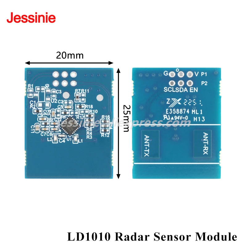 10pcs/1pc LD1010 LD1020 LD1030 10G Microwave Low-Power Radar Sensing Module Smart Presence Intelligent X-band Induction Sensor