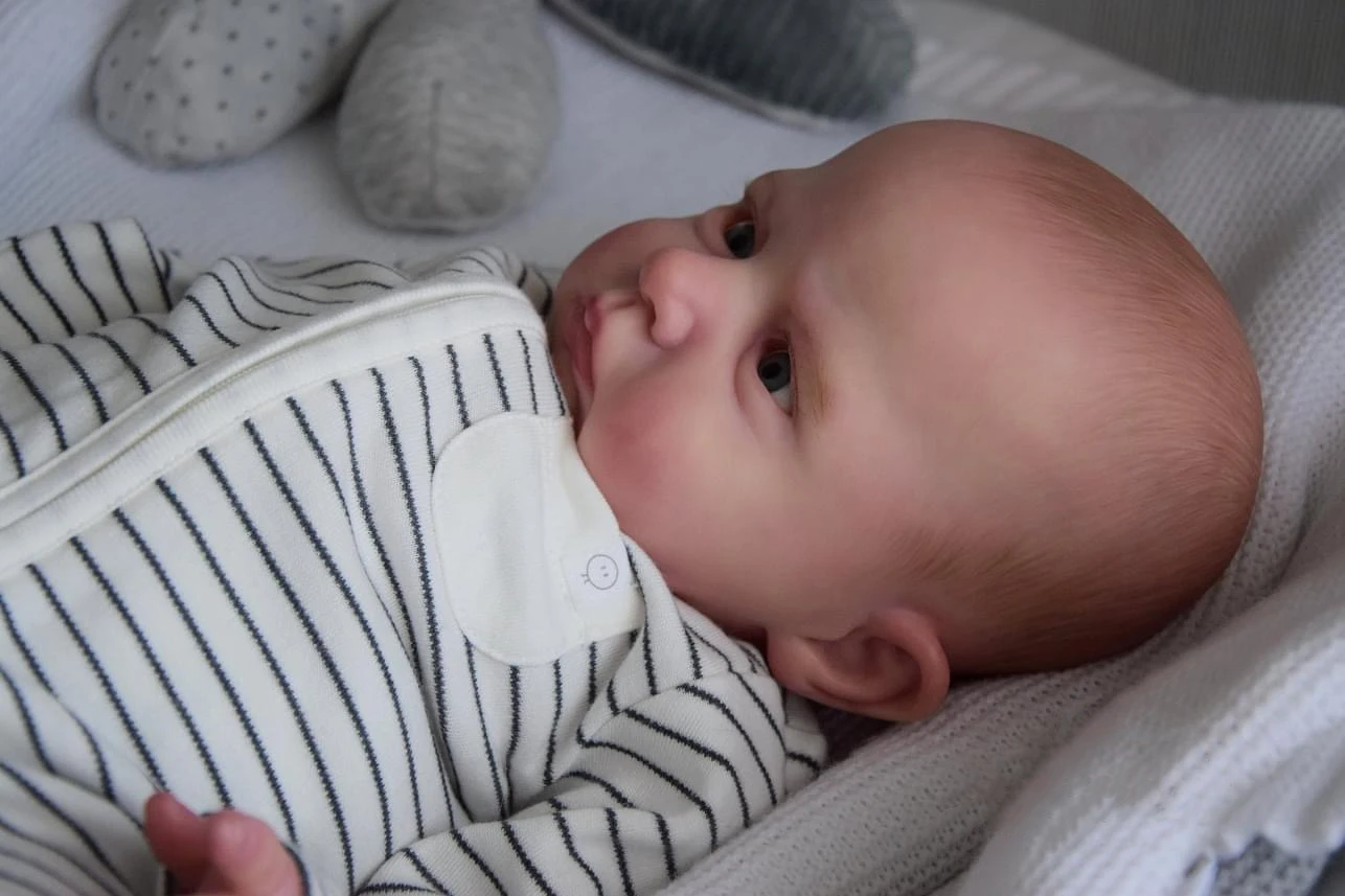 NPK 24''Alta qualità Reborn Cameron dipinta a mano pelle 3D vene visibili con capelli disegnati a mano bambola d'arte da collezione