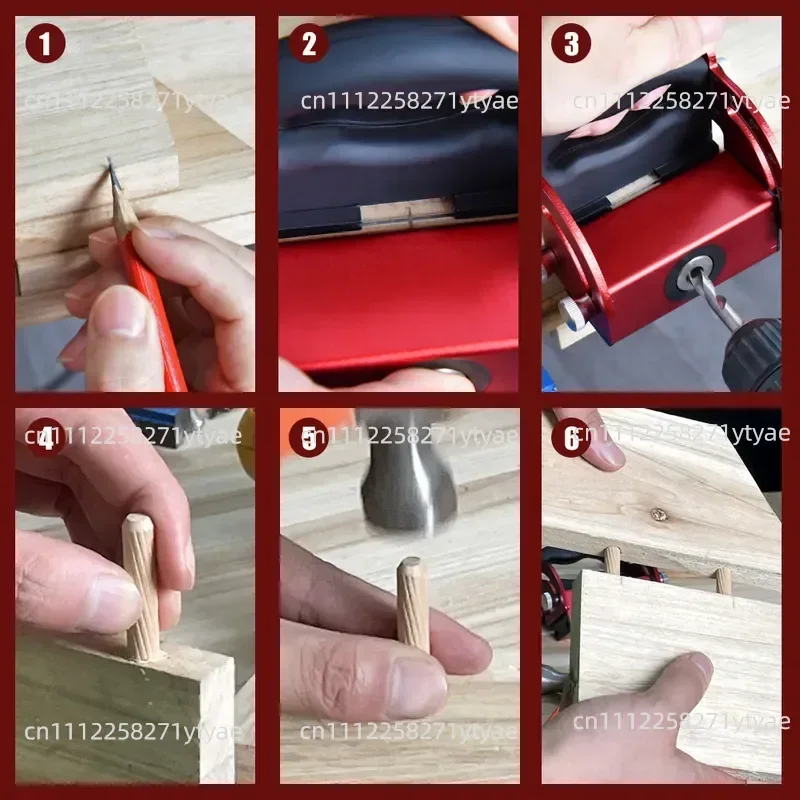 Wood board splicing Installation tool Punching Center line scribing device Aluminum alloy woodworking inclined