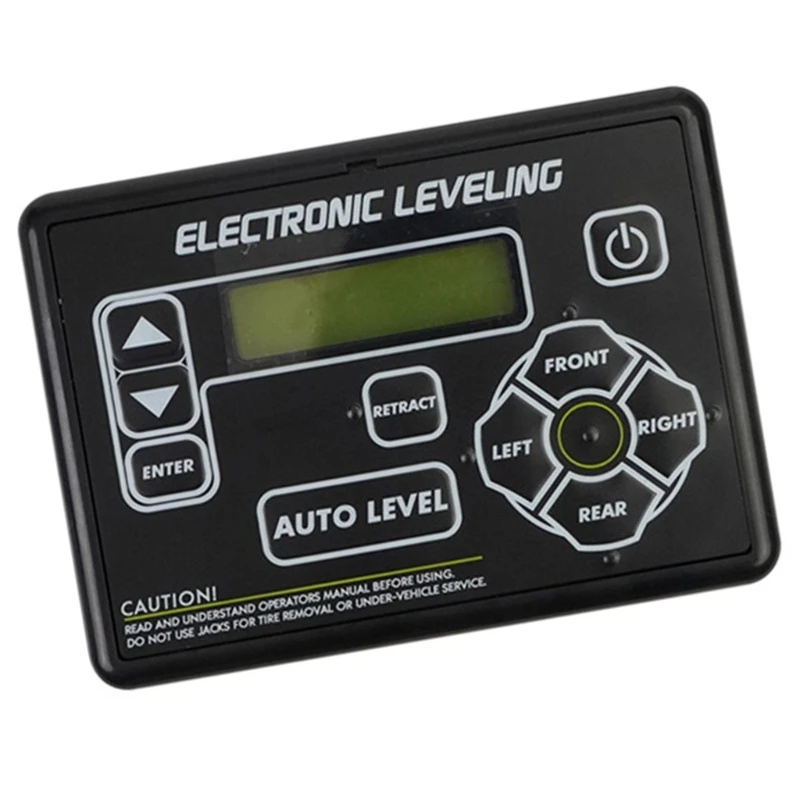 Electronic Leveling Control Panel Replacement RVs Leveling Touchpad for 5th Wheel with Auto Leveling Button