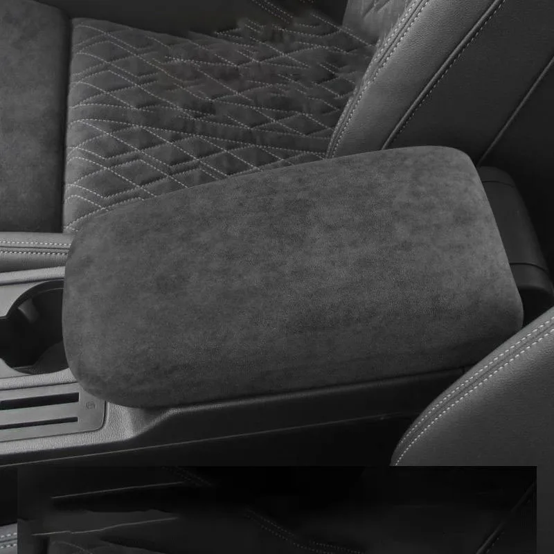 

Car Armrest Box Suede Thicken Height Pad Arm Rest Cushion Elbow Support Height Pad Lid Shell For Audi A3L A3 2014-2024