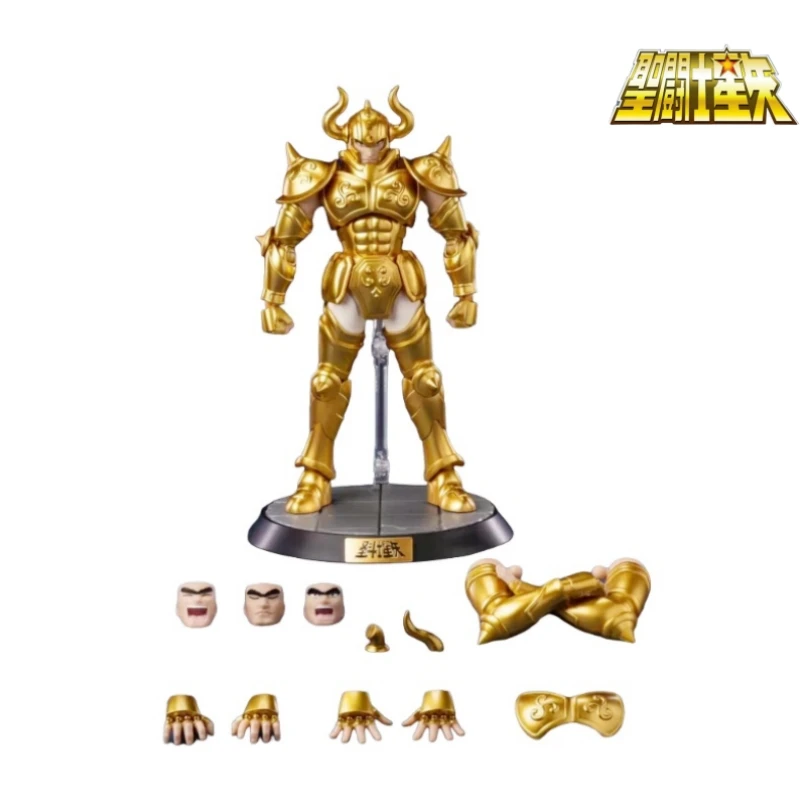 

New Original Blokees Saint Seiya Taurus Aldebaran Action Figure Aiolos Pegasus Mu Aiolia Milo Toy Assembly Model Kit Champion