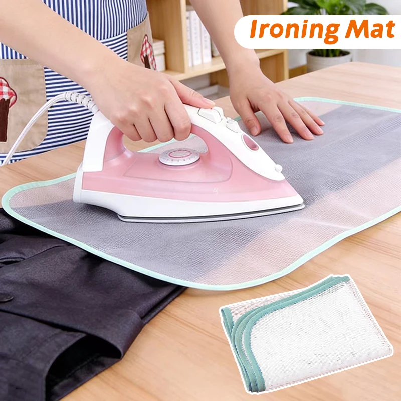 

Clothes Ironing Protection Pad Cloth Protective Press Mesh Ironing Board Mat Insulation Against Random Colors Ironing Board Cove