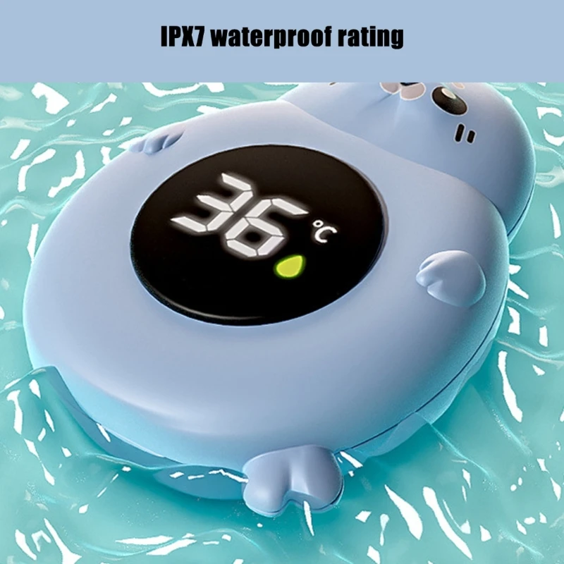 Cartoon babybadthermograaf met LED-display IPX7 voor babyveiligheid Nauwkeurig digitaal