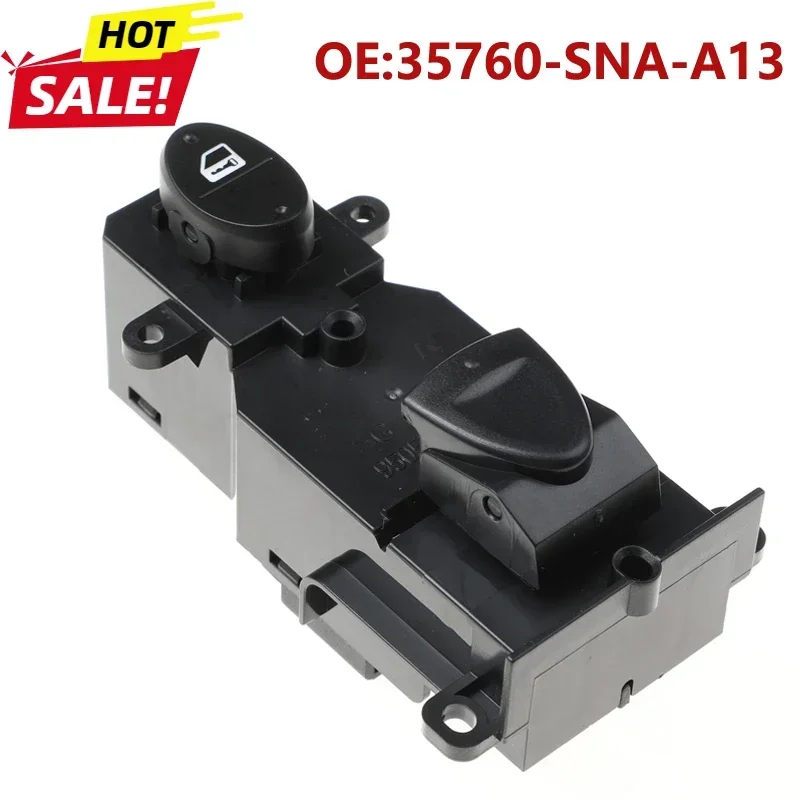 

35760-SNA-A13 35760SNAA13 Passenger Side Power Window Door Lock Switch for Honda Civic 2006 2007 2008 2009 2010 2011