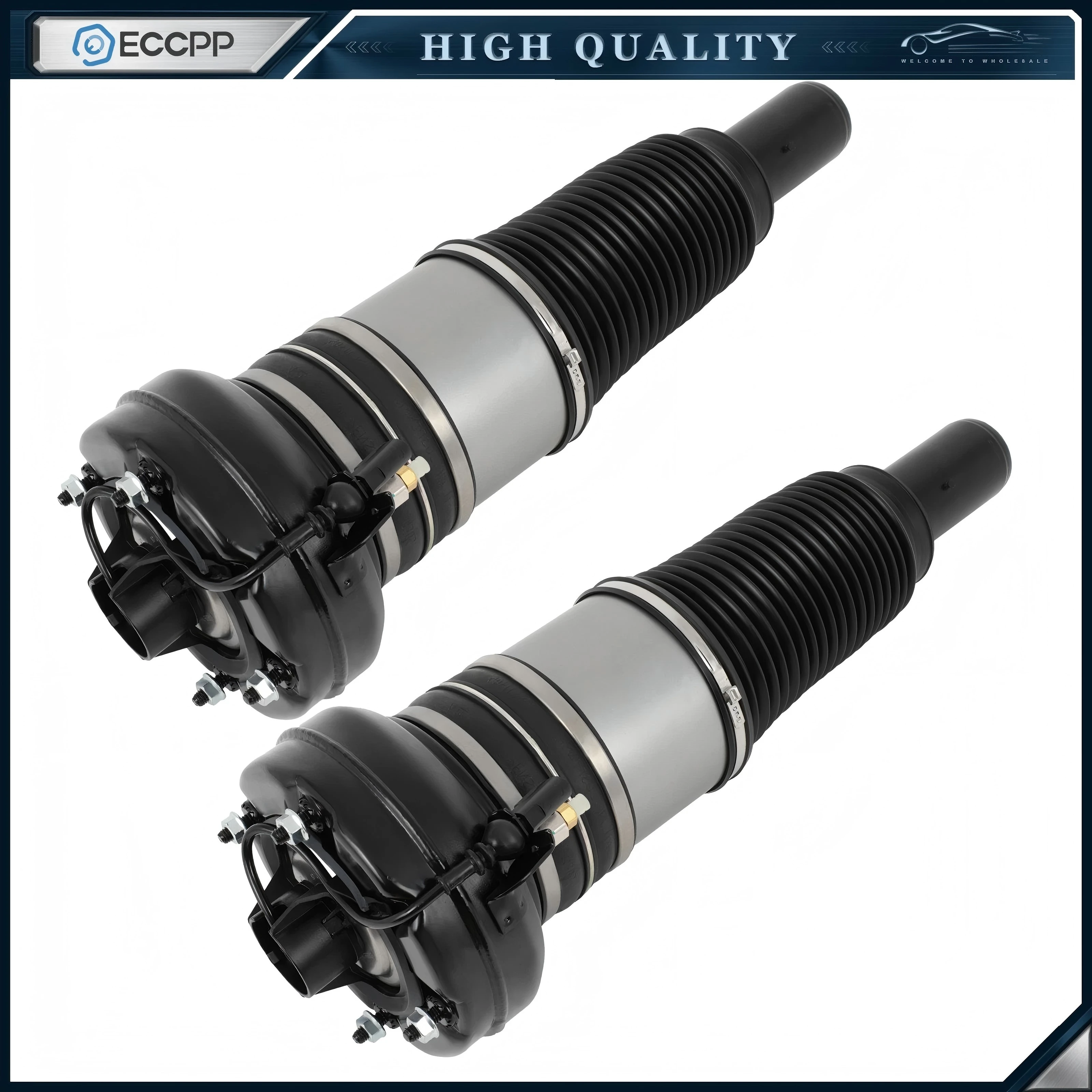 

Pair Front Air Suspension Shock Struts For Porsche Macan 2015-2020 95B616039J 95B616039AF