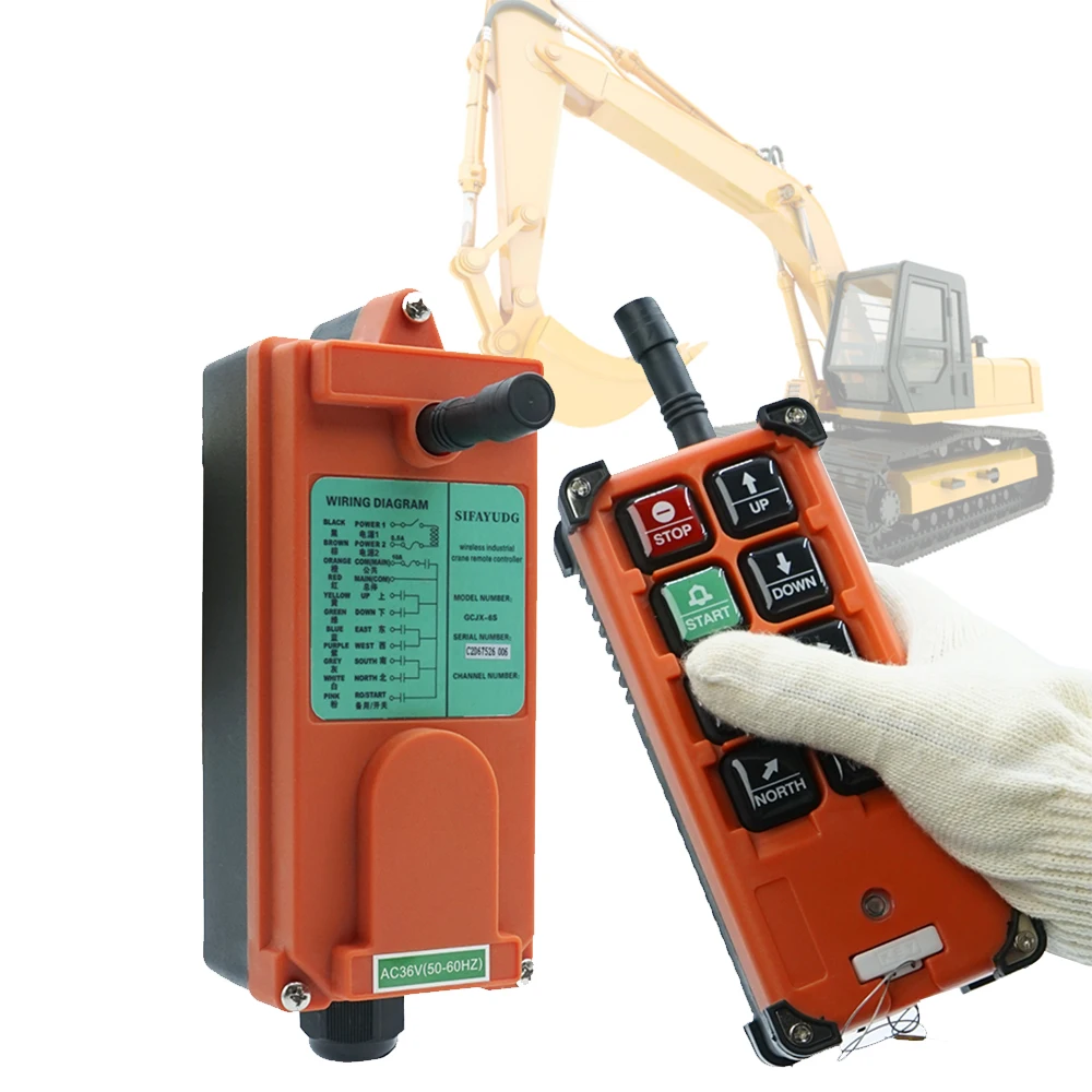 Cheap overhead crane hoist industrial smart 433 mhz remote controller F21-E1B rc transmitter and receiver