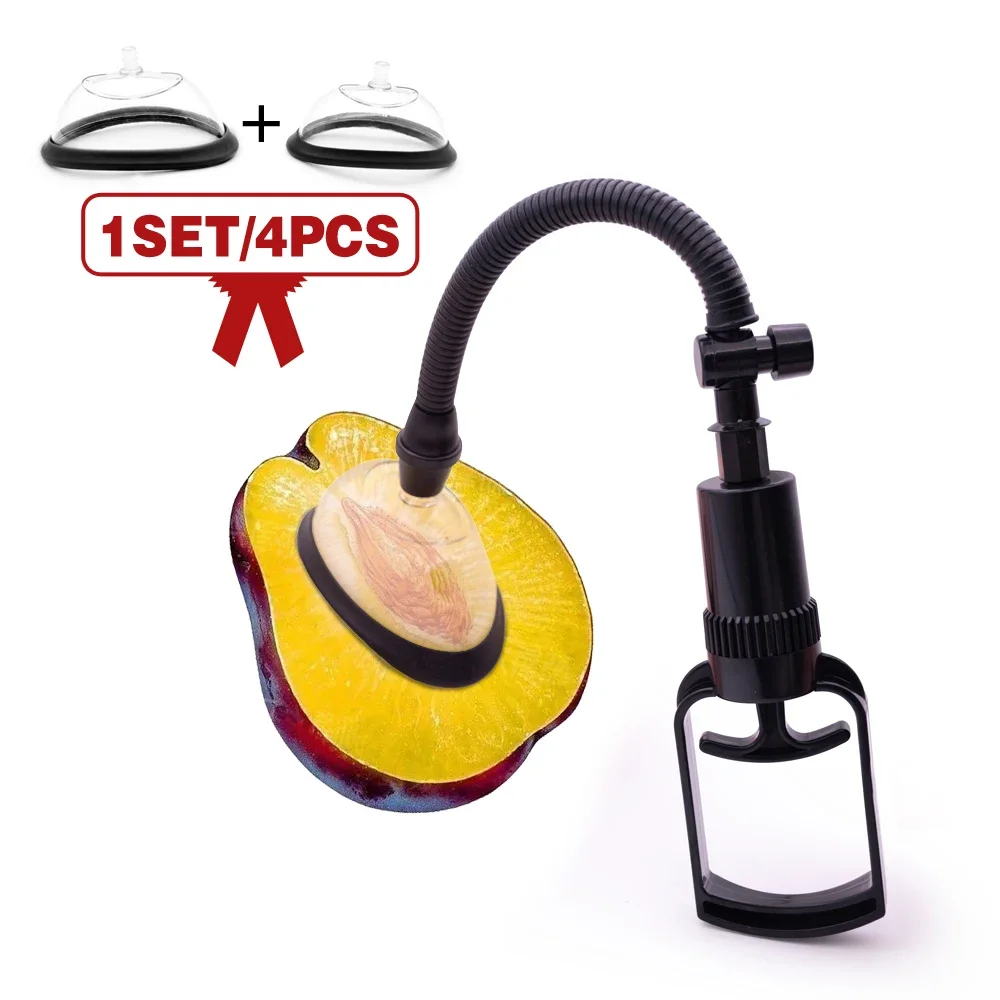 คู่มือช่องคลอดปั๊มหญิงนวดหีปั๊มเต้านมดูดนวดช่องคลอด Clitoral ดูดถ้วยผู้หญิงของเล่นสําหรับผู้ใหญ่