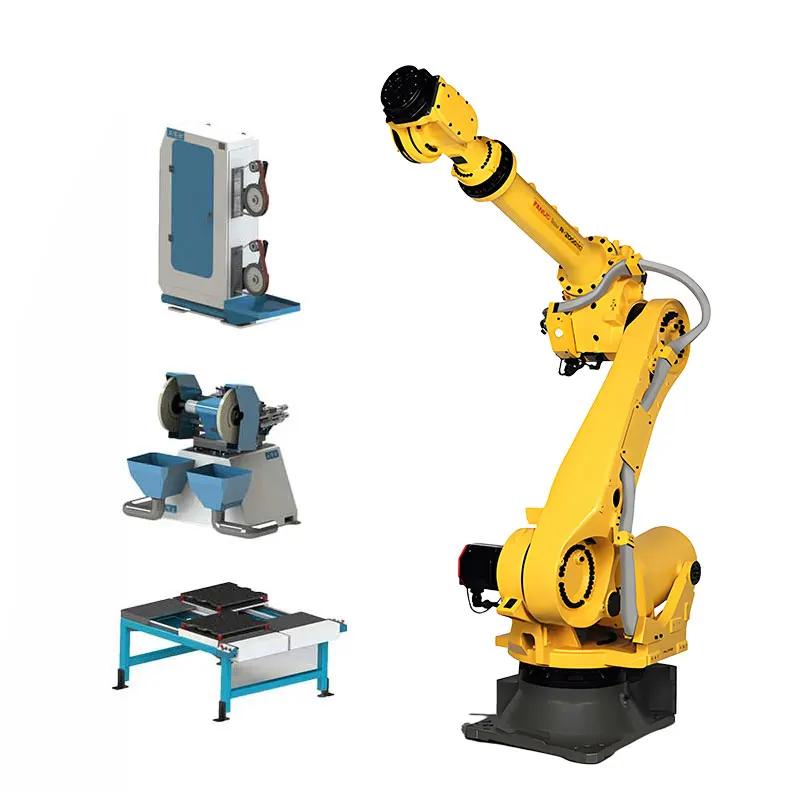 Industry R-2000iC/210F Intelligent Force Control Polishing Tool Belt Sander Various Materials Grinding Machine