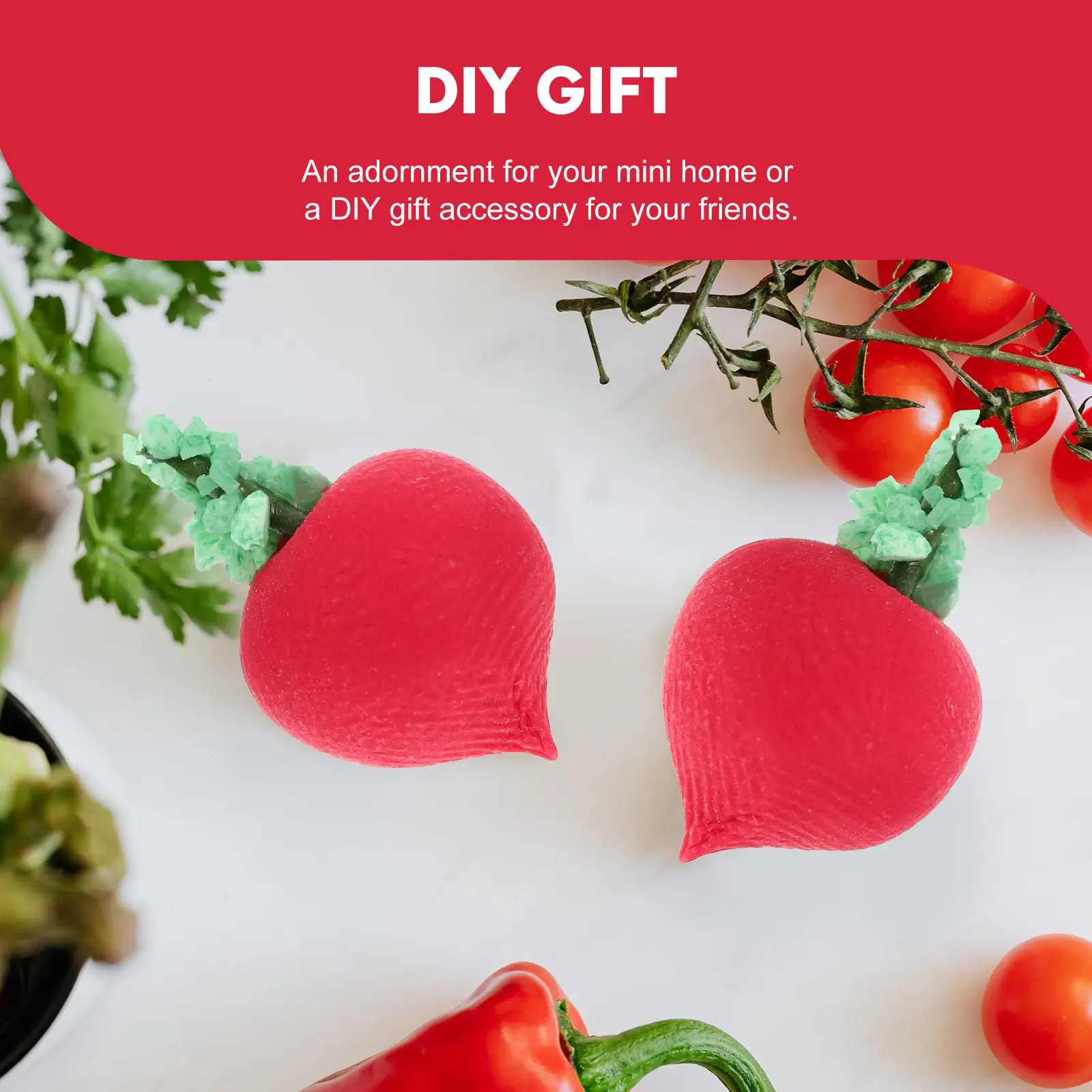 

10Pcs Mini Vegetable Simulation Miniature Food Set Decorative Mini Houses DIY Accessories for Tiny House Kits Miniature Items