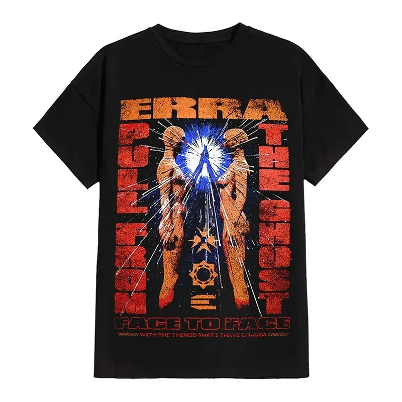 The ERRA Avant-garde Metal Band Offers Dark Gothic Rock Punk American Loose-printed Men's and Women's T-shirts.