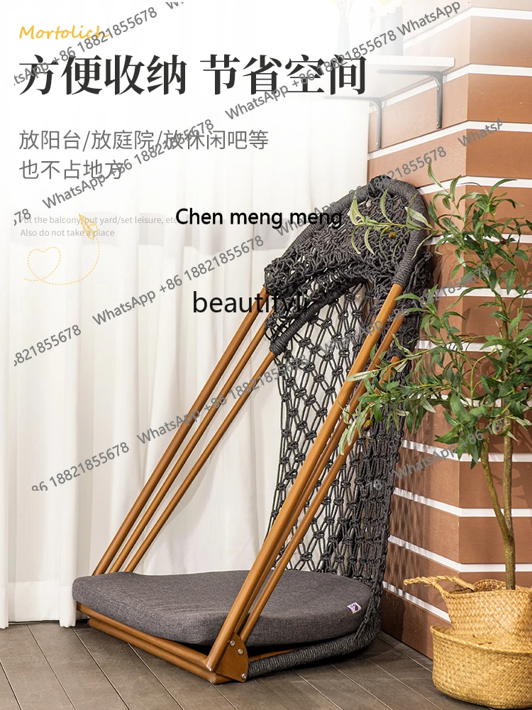 S7486 ss Home Glider Altalena per interni Sedia Nacelle Soggiorno Balcone esterno Luce di lusso Sedia a culla singola Mobili da esterno