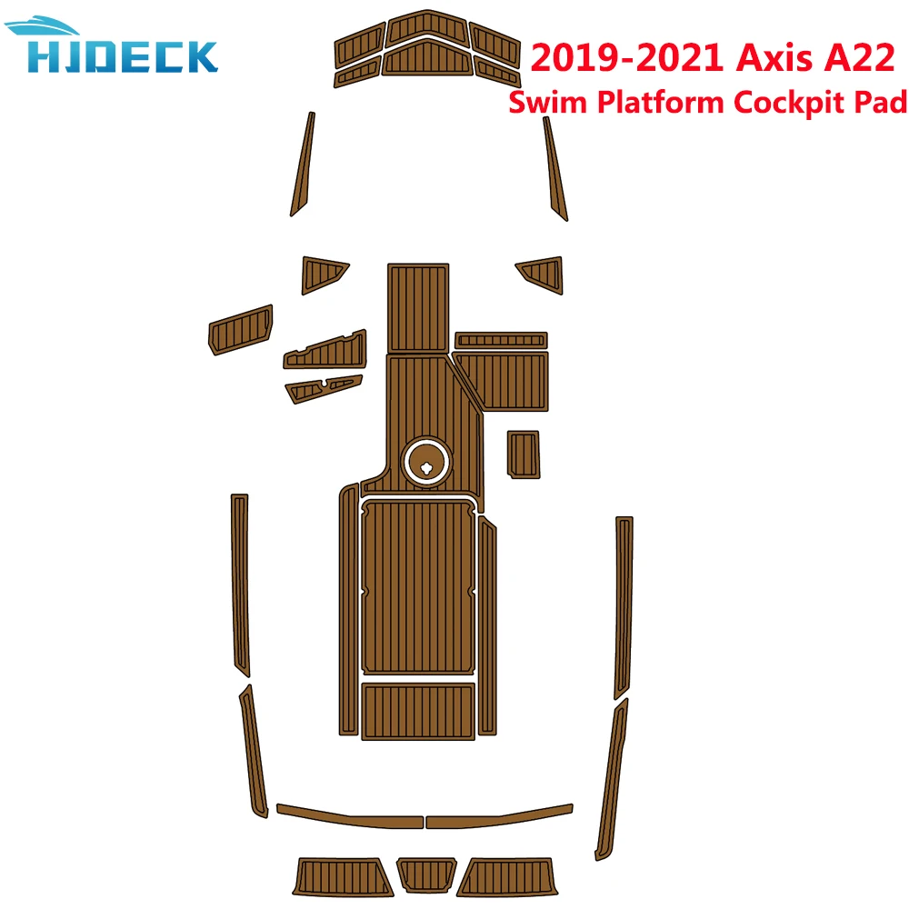 2019-2021 Axis A22 Self-Adhesive Traction Mat Carpet For Boat Accessories Marine Teak Decking Truck RV Anti Slip Customizable