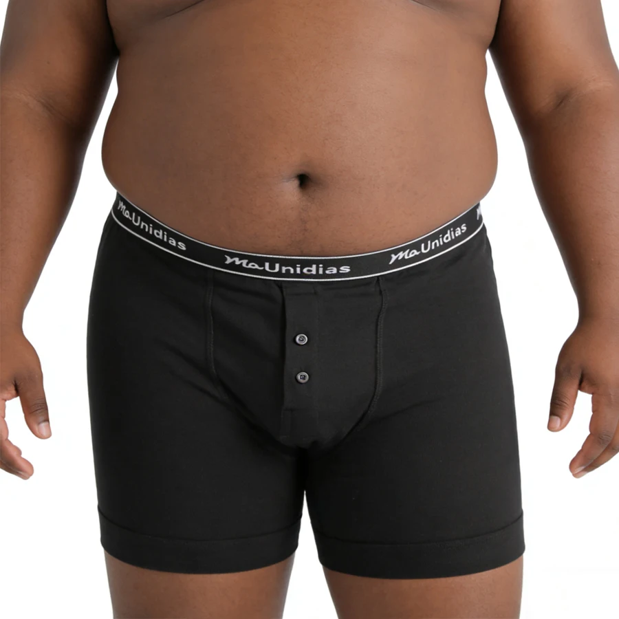 

Мужские трусы больших размеров, трусы-боксеры из 100% хлопка, эластичные боксеры, нижнее белье, мужские трусы, подходящие для ношения ожирения