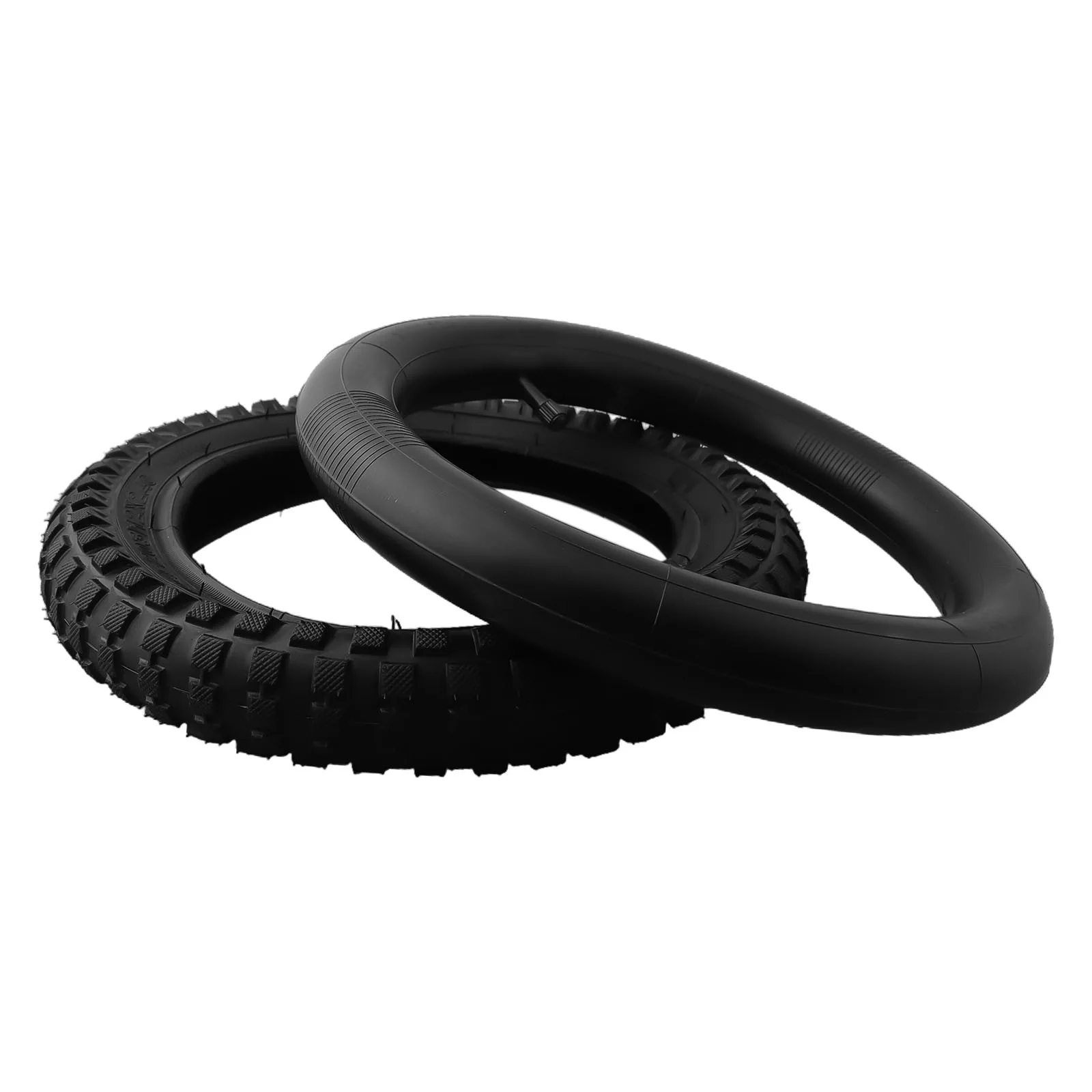 1pc Out Tyre 12 Inch Wheel Tire 12 X2.125/2.4  Bicycle Outer Inner Tube Set Kids Bike Rubber Black 800g Bike Accessories