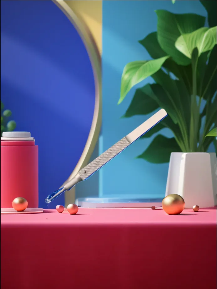 11cm Stainless Steel Micro Tweezers with round Handle Eyelid Tooth Platform Ophthalmic Surgical Instrument for Medical Use