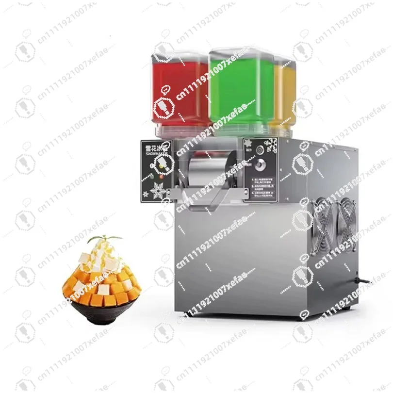 Continuous wiper ice crusher electric ice machine