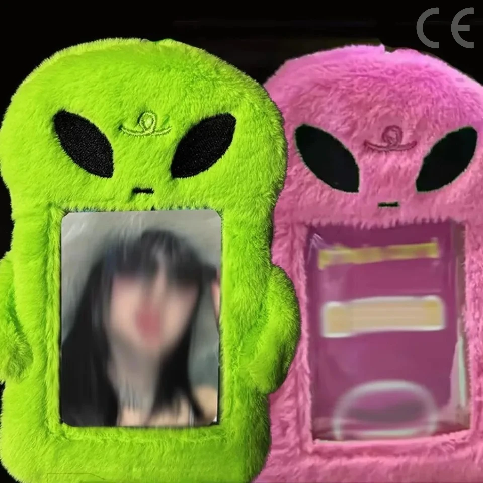 1PCS Fluffy Plush Card Holder Photocard Bus Card Sleeve ID Bank Credit Card Protector Soft Cute Stationery