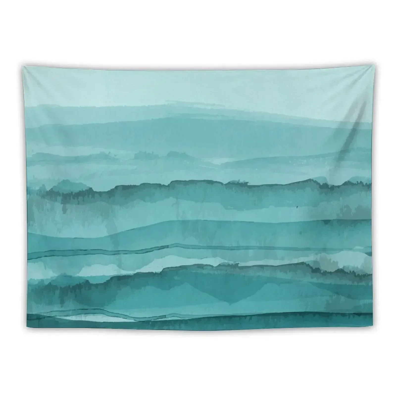 

Watercolor Turquoise Sea Tapestry Bedroom Deco Decoration For Rooms House Decorations Tapestry