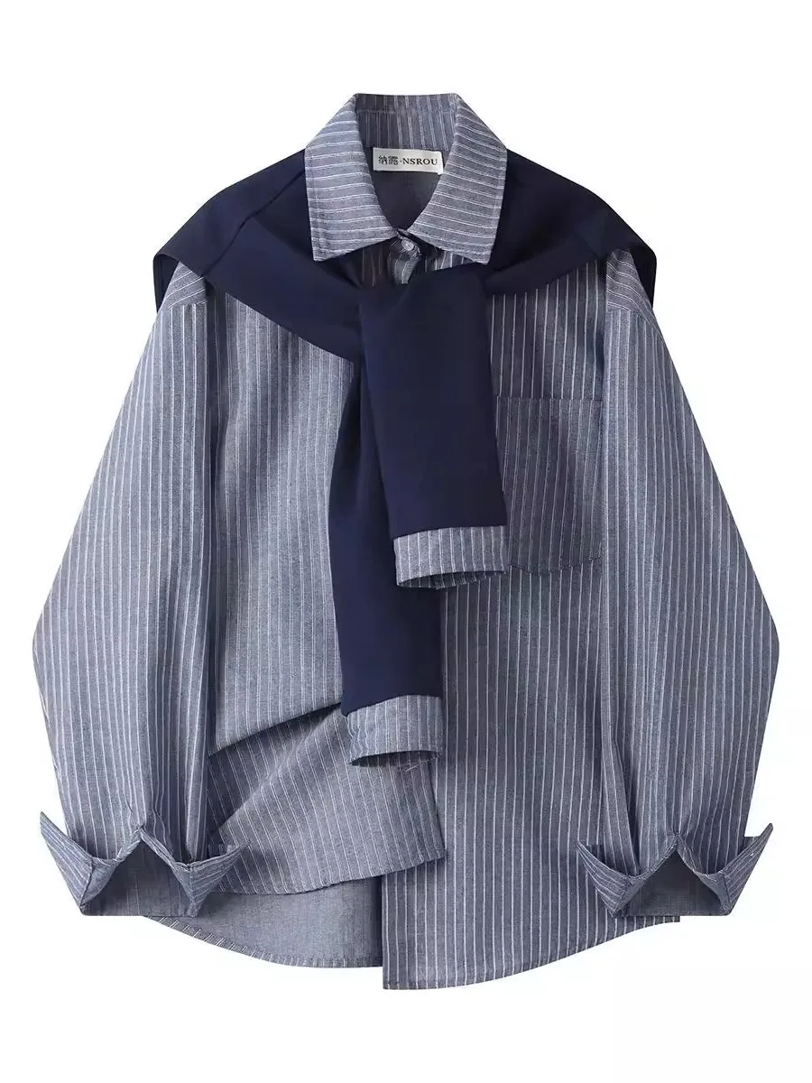 

plus Size 300 Pou Spring Autumn Salt Series Anti-Aging Casual irt Women's Two-Piece Set Coat Breathable Loose Fit Long S...