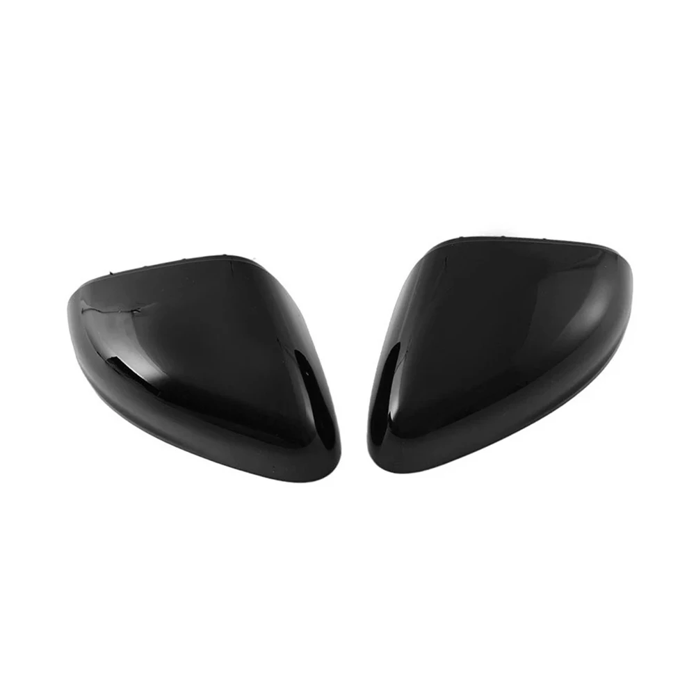 ABS Mirror Housing As Shown In The Picture Gloss Black Mirror Cover Fade Resistant Finish For Vehicle Exterior Styling