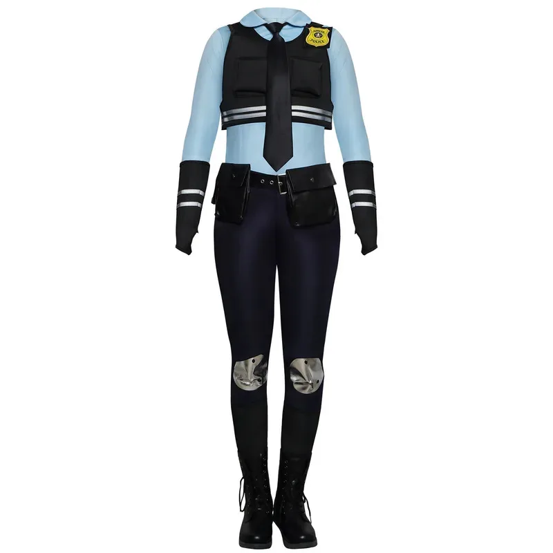 Sky05 аниме кролик полицейский Джуди косплей костюм Джуди Хопс кролик девушка униформа наряд Хэллоуин карнавальный костюм на заказ99JIu @