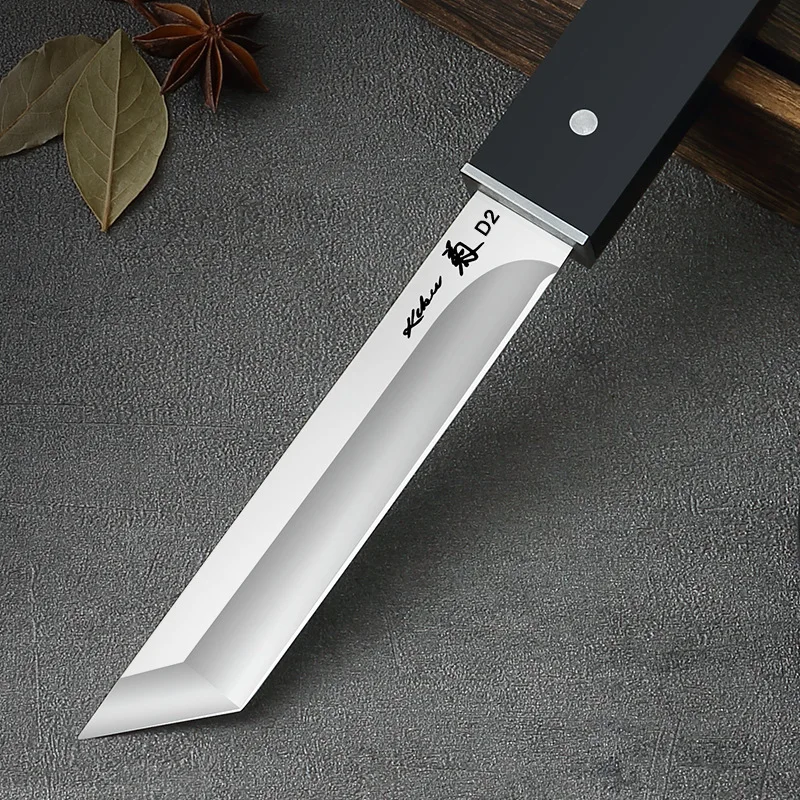 Stainless Steel Kitchen Meat Cleaver Fishing Knife Outdoors Barbecue Butcher Knife Chef Boning Peeling Japanese Knife