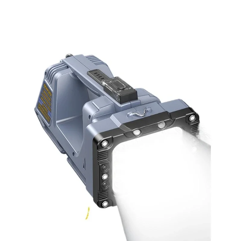 Flashlight Ultra bright high power solar charging strong light portable searchlight remote beam industrial hernia lase